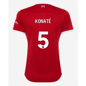 Liverpool Ibrahima Konate #5 Replica Home Stadium Shirt for Women 2023-24 Short Sleeve